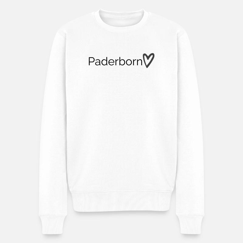 paderborn - Männer Premium Bio Pullover - Weiß