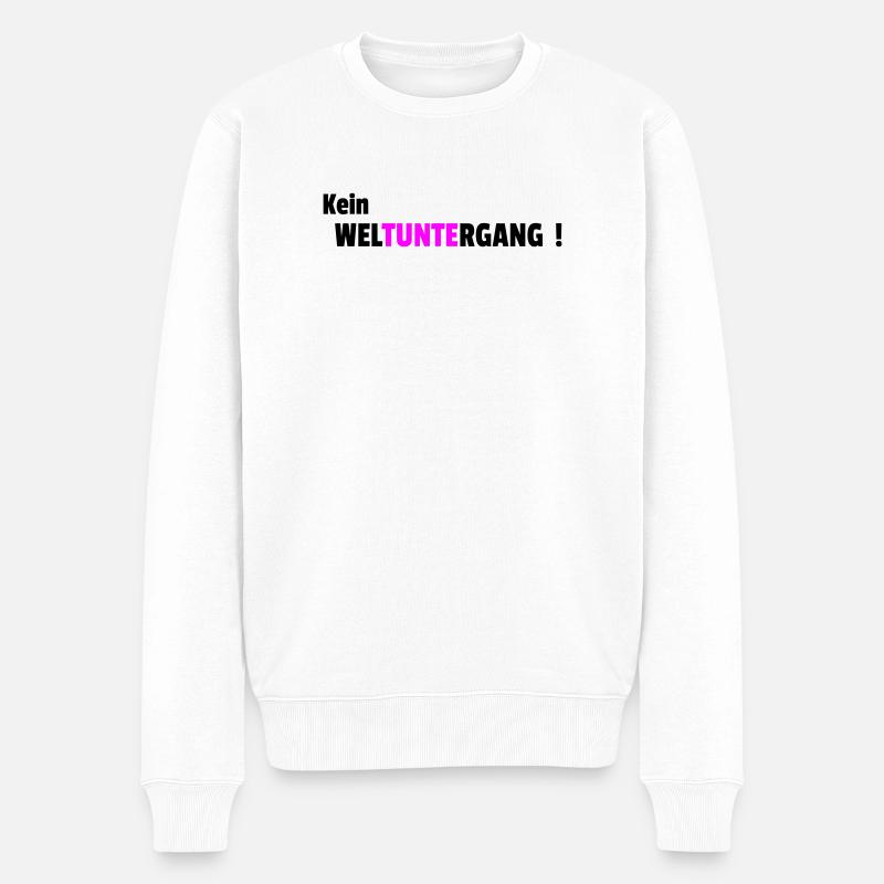 Pas de fin du monde - Pull Premium bio Homme - blanc