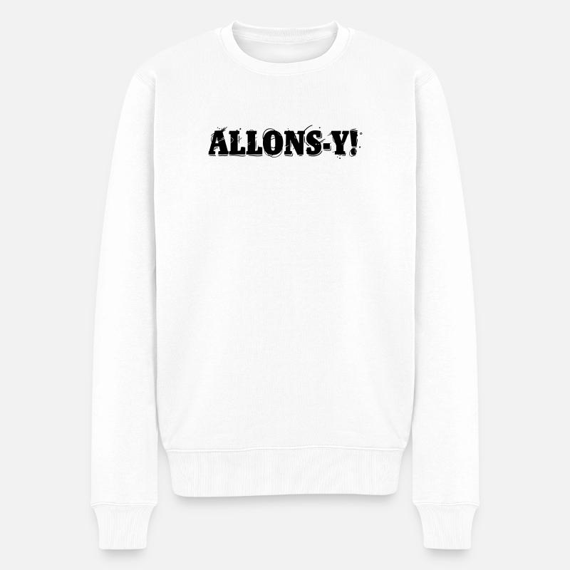 Allons-y! - Pull Premium bio Homme - blanc