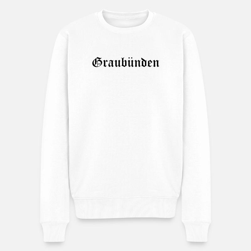 Grisons - Pull Premium bio Homme - blanc