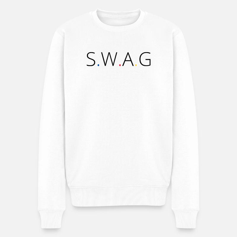 Swag - Pull Premium bio Homme - blanc