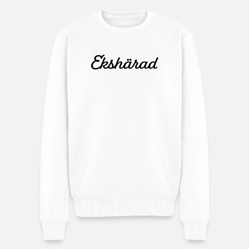 Ekshärad schwarz - Männer Premium Bio Pullover - Weiß