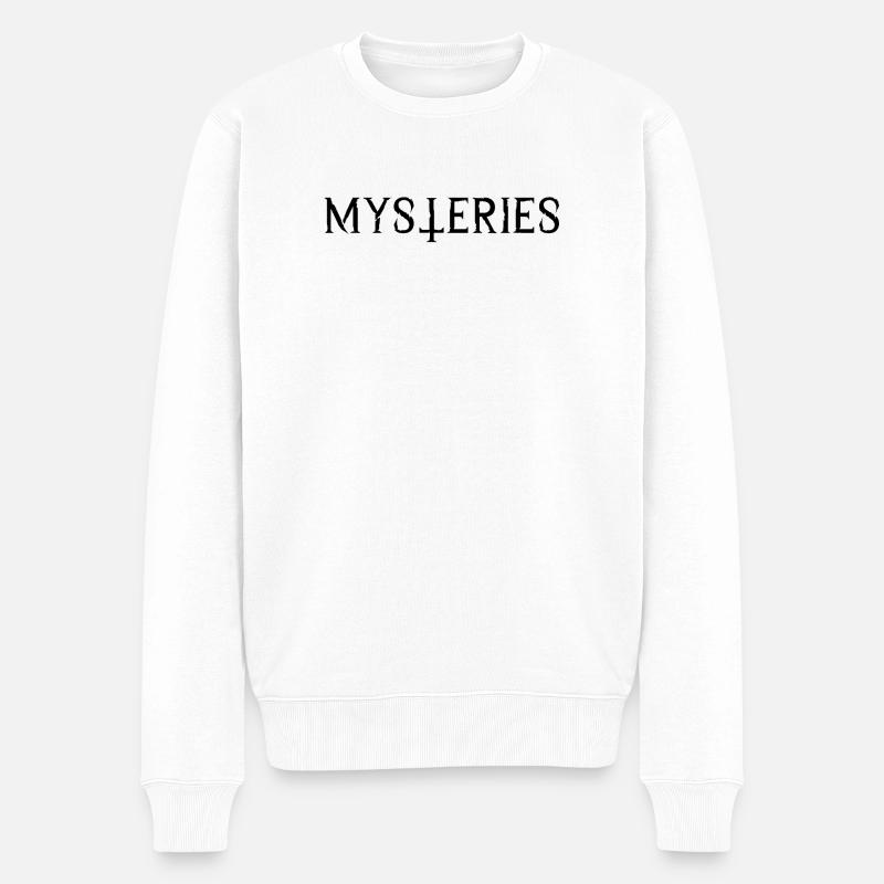 Mystères Noirs - Pull Premium bio Homme - blanc