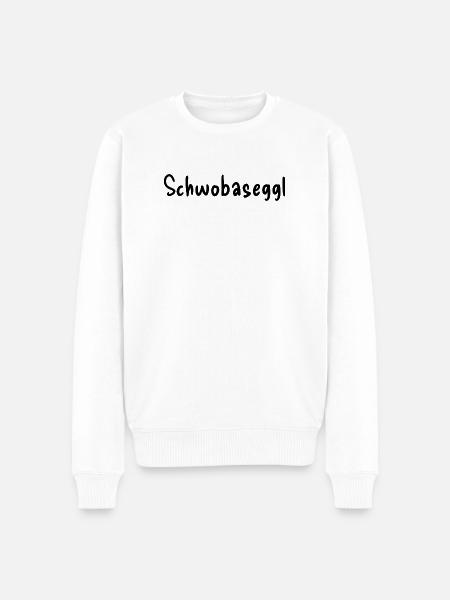 Schwobaseggl - Männer Premium Bio Pullover - Weiß