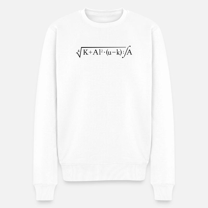 Formule KALUKA (diminutif de SuperKlug) - Pull Premium bio Homme - blanc