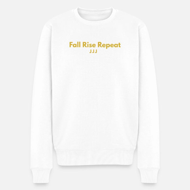 Répétition de la Réveil de l’Automne - Pull Premium bio Homme - blanc