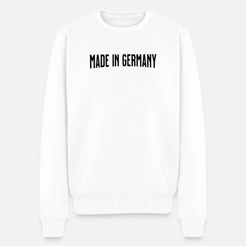 Fabriqué en Allemagne - Pull Premium bio Homme - blanc