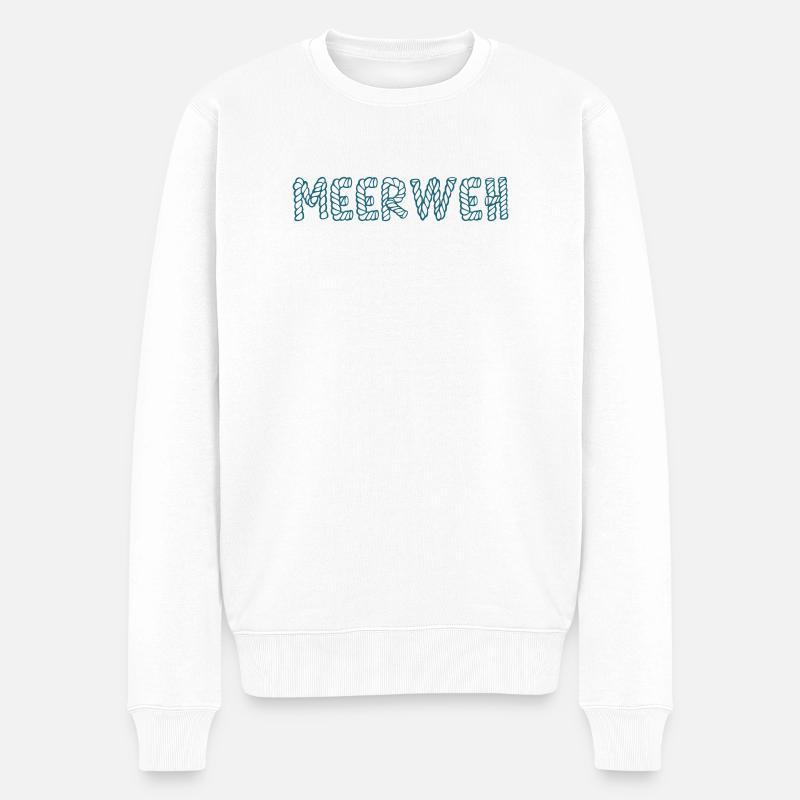 Mal de mer - Pull Premium bio Homme - blanc