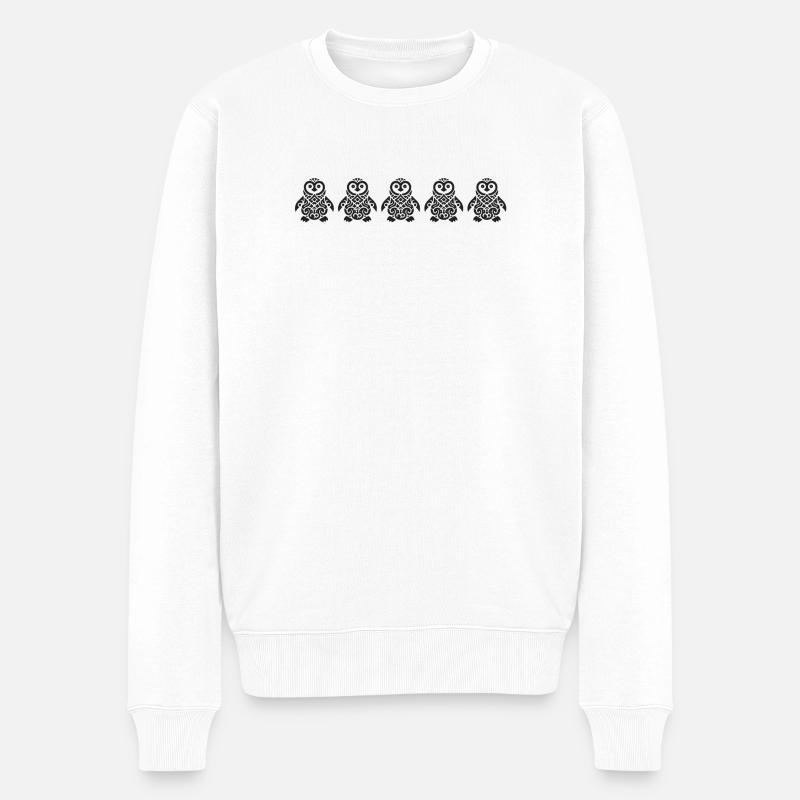 Cinq Pingues - Pull Premium bio Homme - blanc