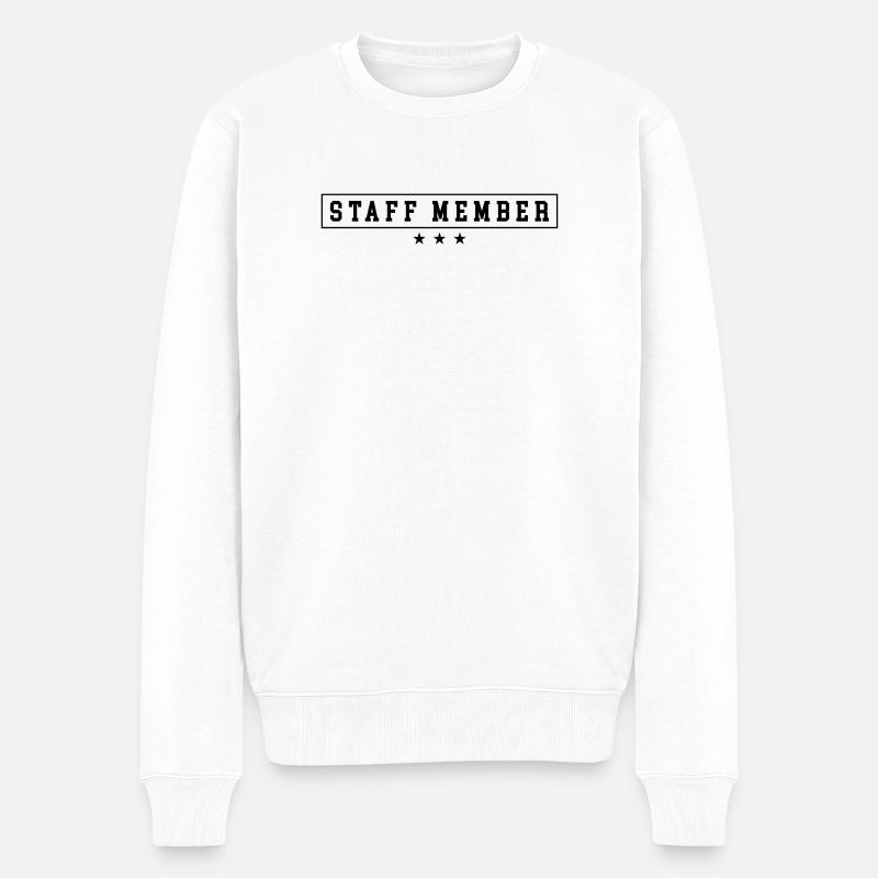 Membre du personnel - Pull Premium bio Homme - blanc