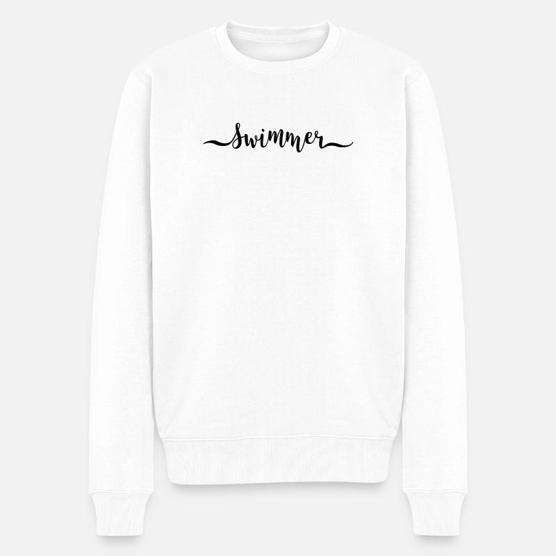 flotteur - Pull Premium bio Homme - blanc