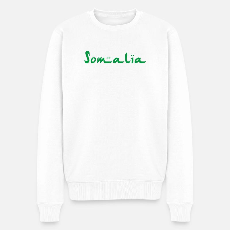 Somalie - Pull Premium bio Homme - blanc
