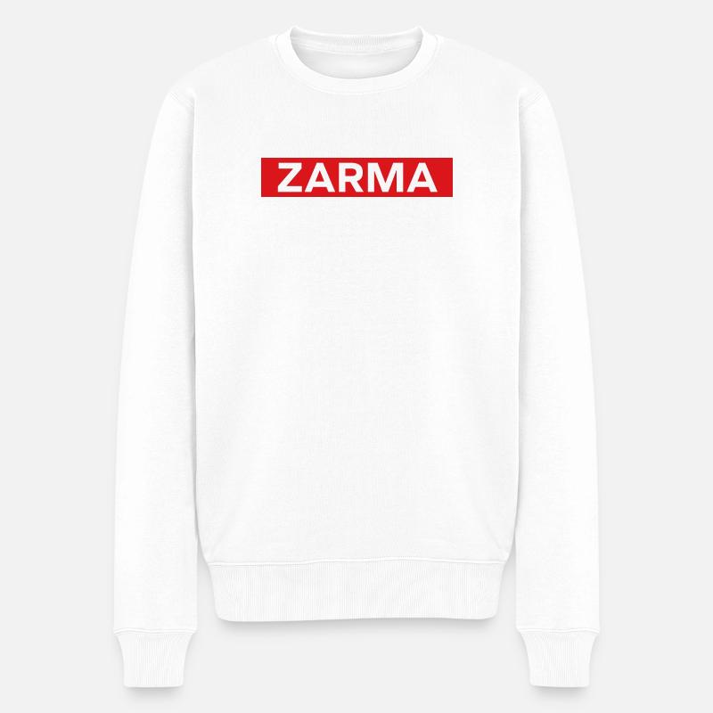 Zarma - Pull Premium bio Homme - blanc
