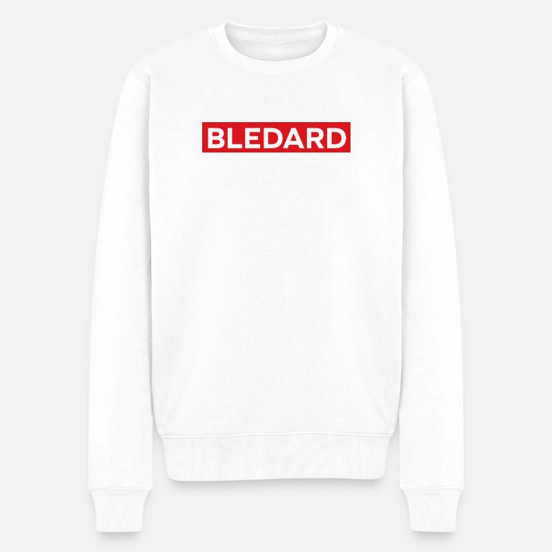 Bledard - Männer Premium Bio Pullover - Weiß