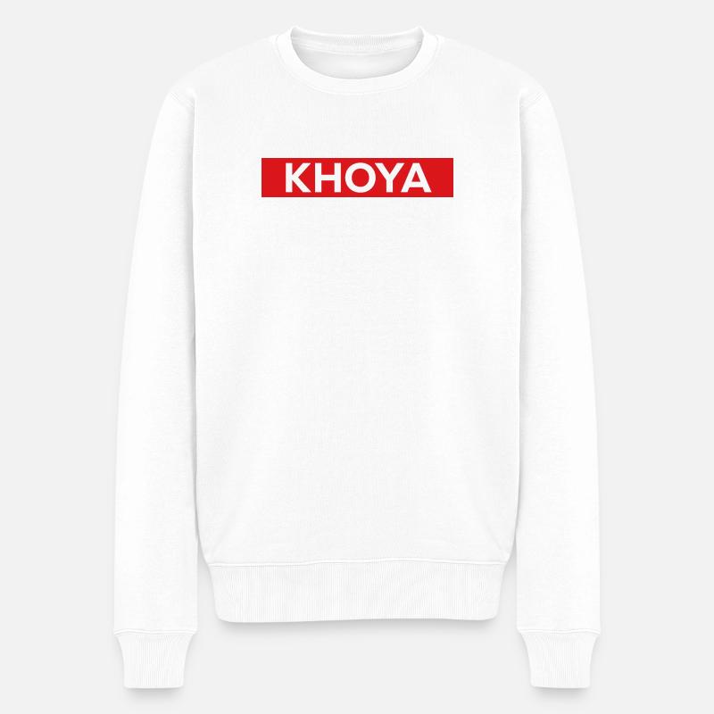 Khoya - Pull Premium bio Homme - blanc