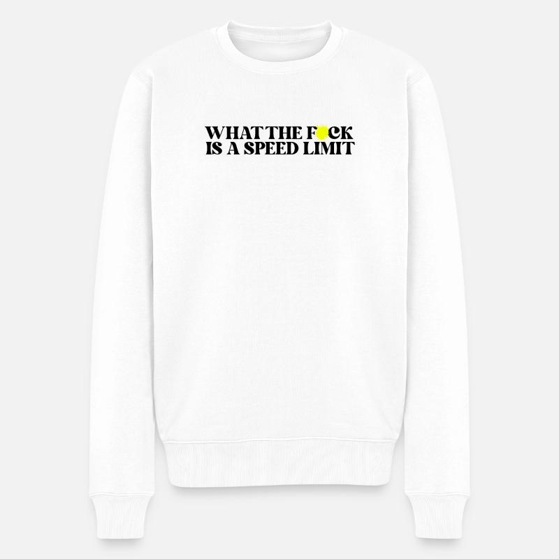 Auto - Männer Premium Bio Pullover - Weiß