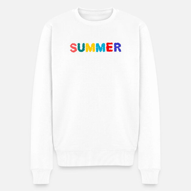 MAÎTRESSE. MAÎTRE. PROFESSEUR. ECOLE - Pull Premium bio Homme - blanc