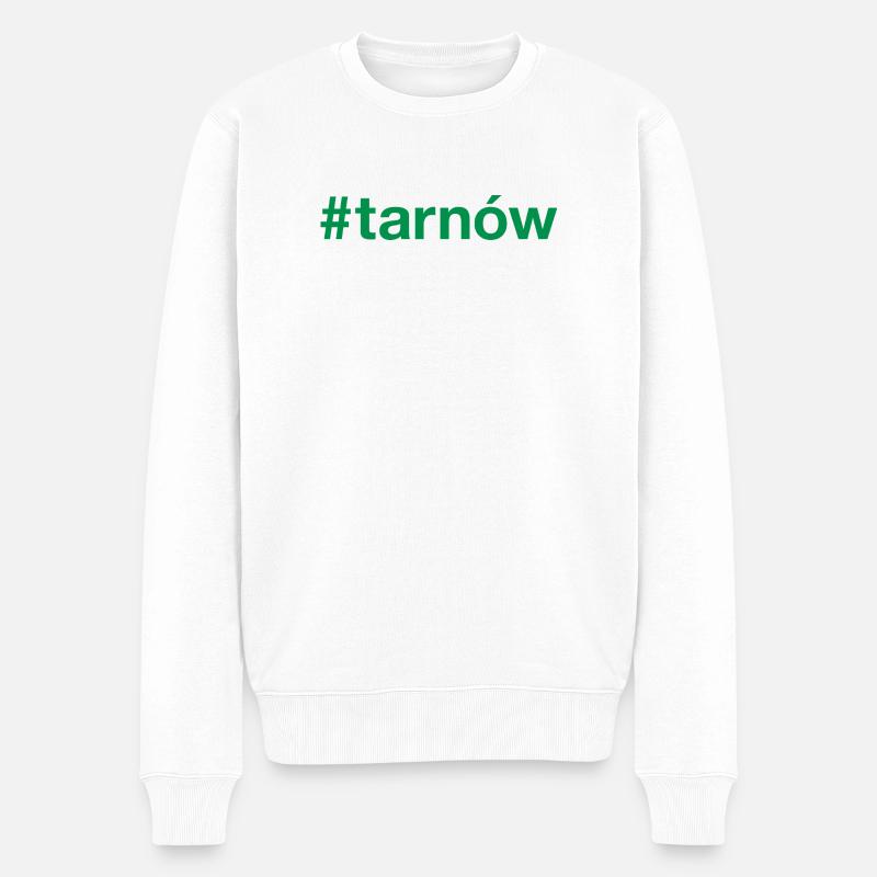 Tarnow Polska Polen - Männer Premium Bio Pullover - Weiß
