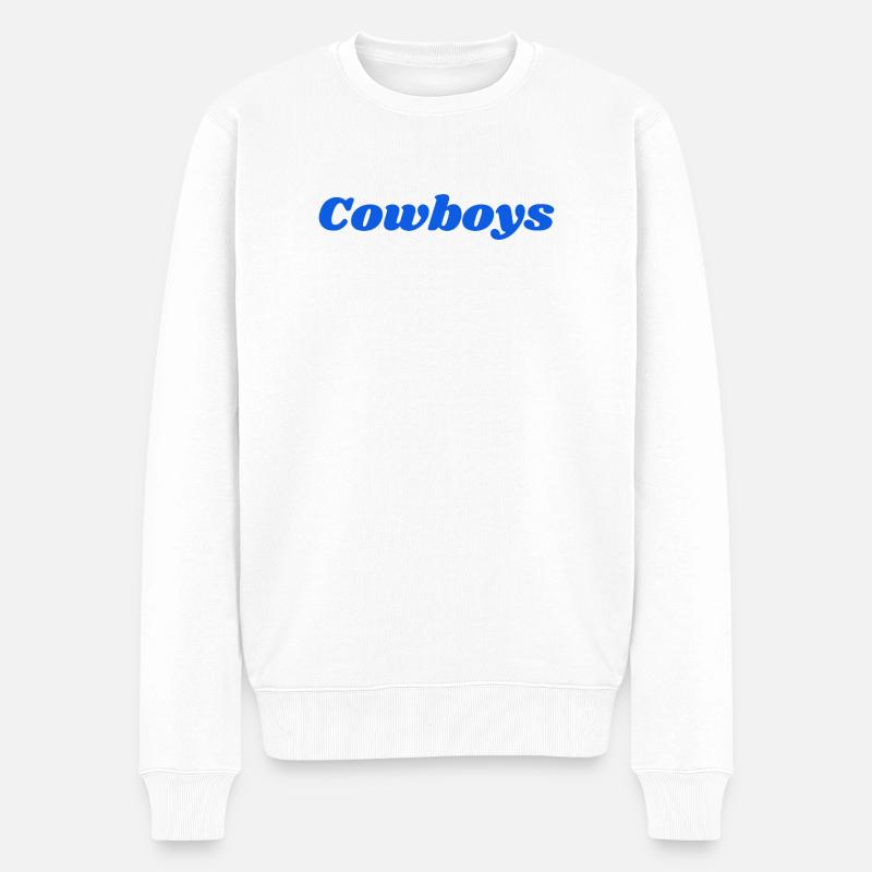 Cowboys - Pull Premium bio Homme - blanc