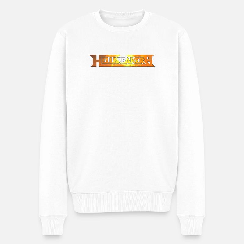 Hellbreakers - Männer Premium Bio Pullover - Weiß