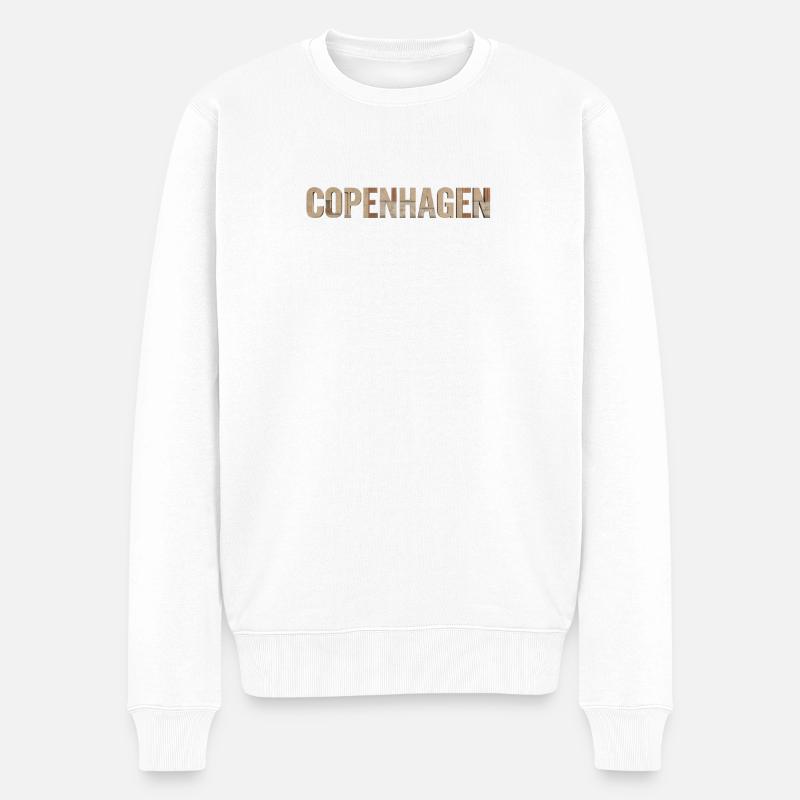 Copenhague - Pull Premium bio Homme - blanc