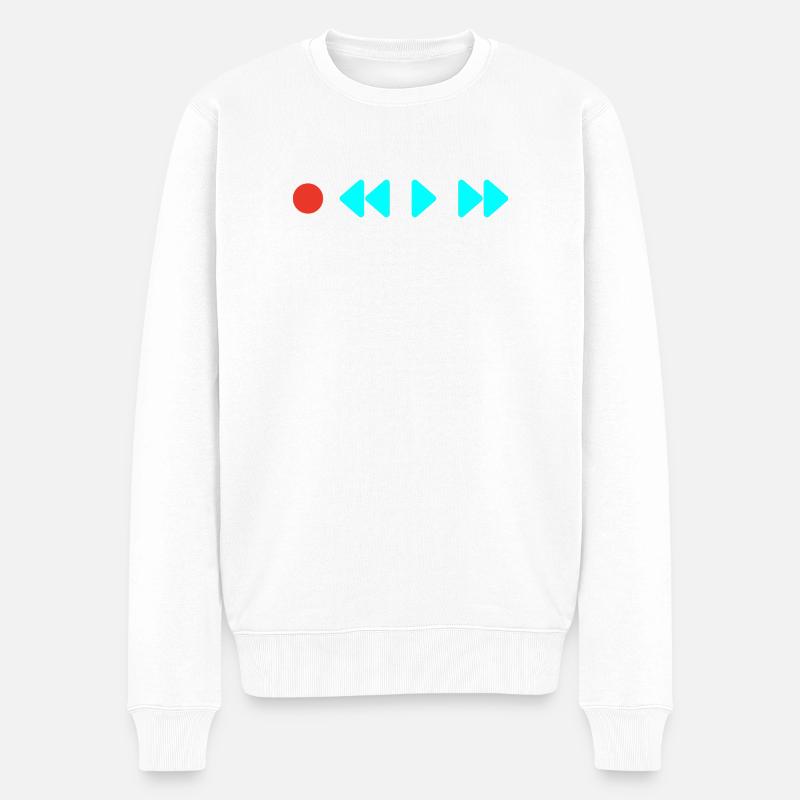 Enfants sur cassette - Pull Premium bio Homme - blanc