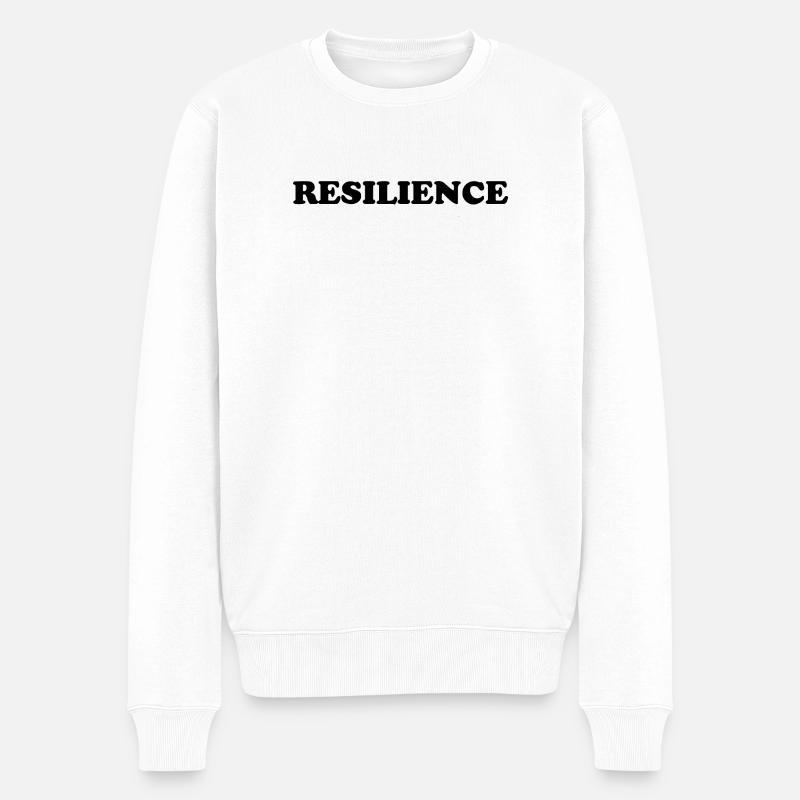Tshirt cadeau résilience force résistance - Pull Premium bio Homme - blanc