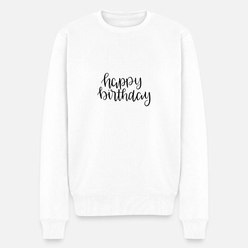Joyeux anniversaire - Pull Premium bio Homme - blanc