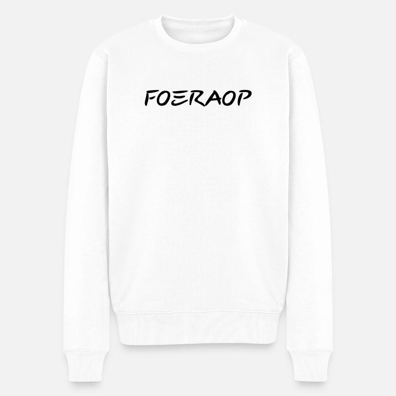 Foeraop - Dialecte anversois - Pull Premium bio Homme - blanc