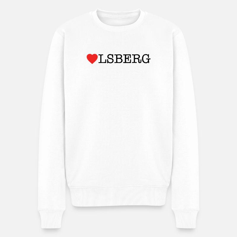 Olsberg - Männer Premium Bio Pullover - Weiß