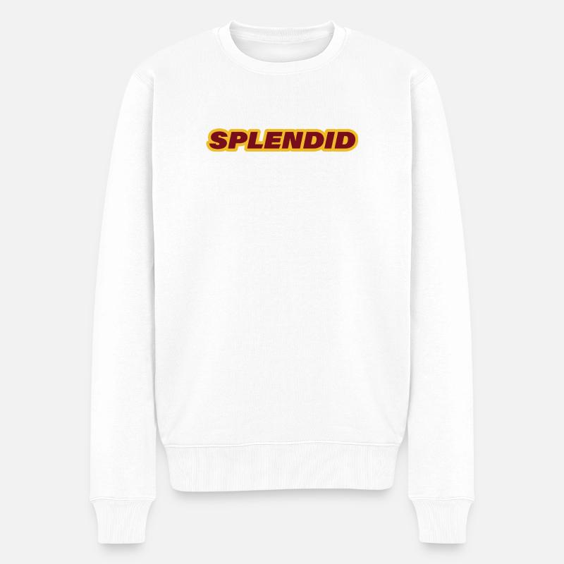 SPLENDID - Männer Premium Bio Pullover - Weiß