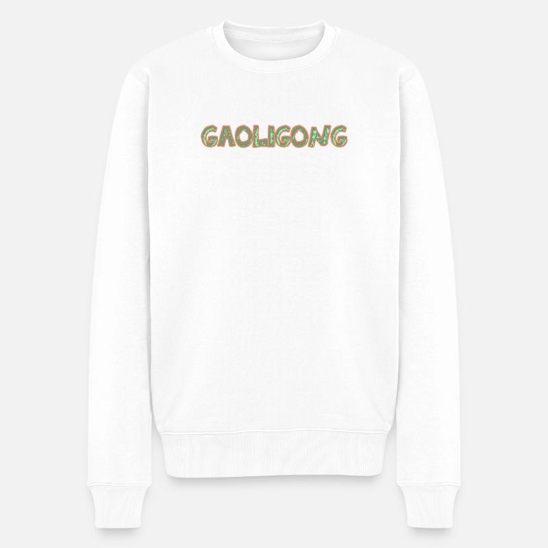 Trekking Gaoligong - Männer Premium Bio Pullover - Weiß