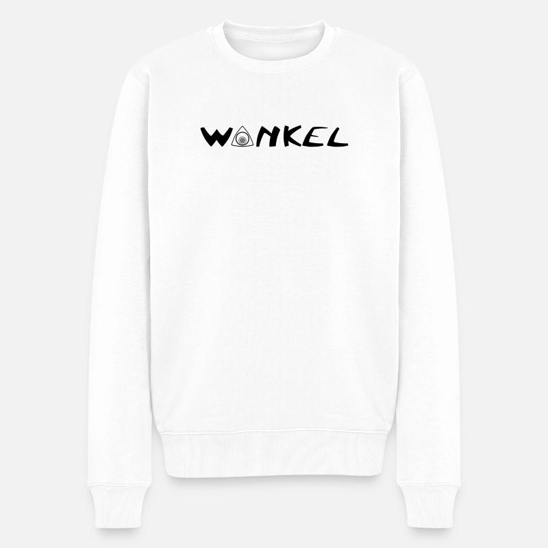 Lettrage Wankel - Pull Premium bio Homme - blanc
