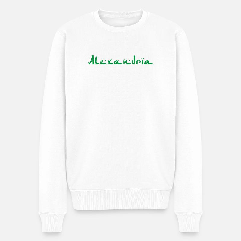 Alexandrie - Pull Premium bio Homme - blanc