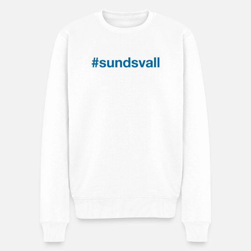 Sundsvall Sverige Suède Schweden - Pull Premium bio Homme - blanc