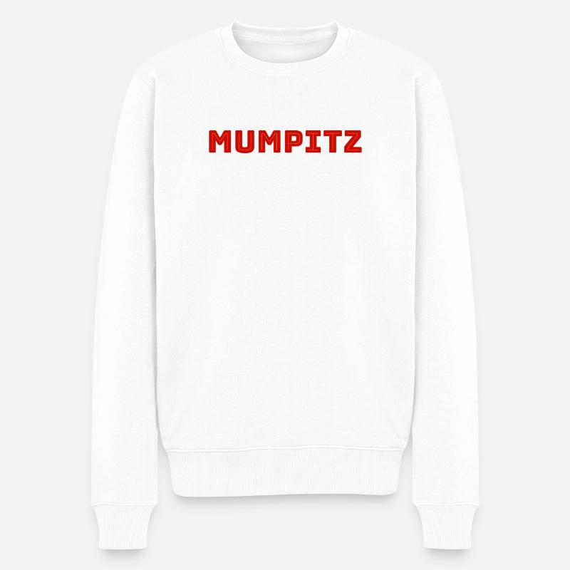 Alles totaler Mumpitz! - Männer Premium Bio Pullover - Weiß