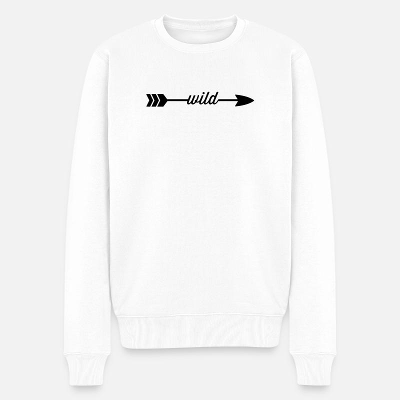 Sauvage - Pull Premium bio Homme - blanc