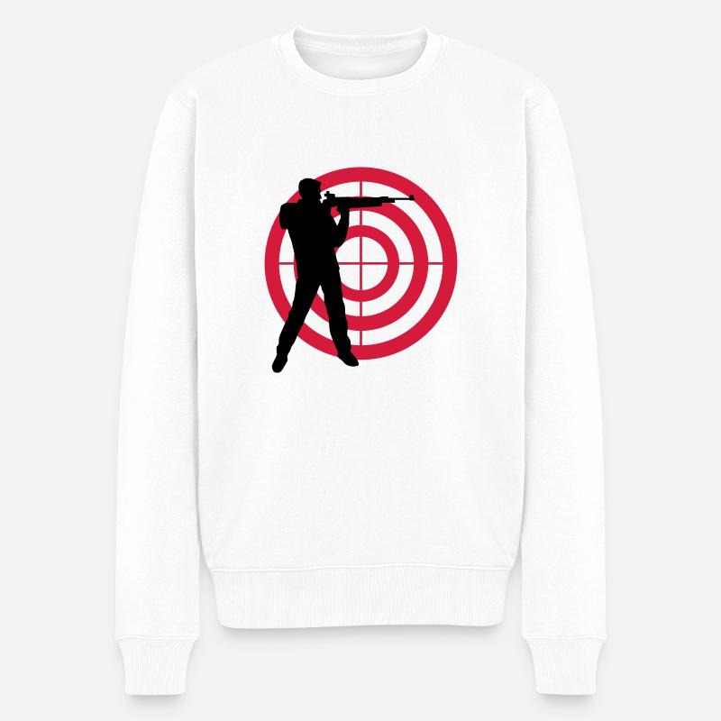 sportschuetze_2c - Pull Premium bio Homme - blanc