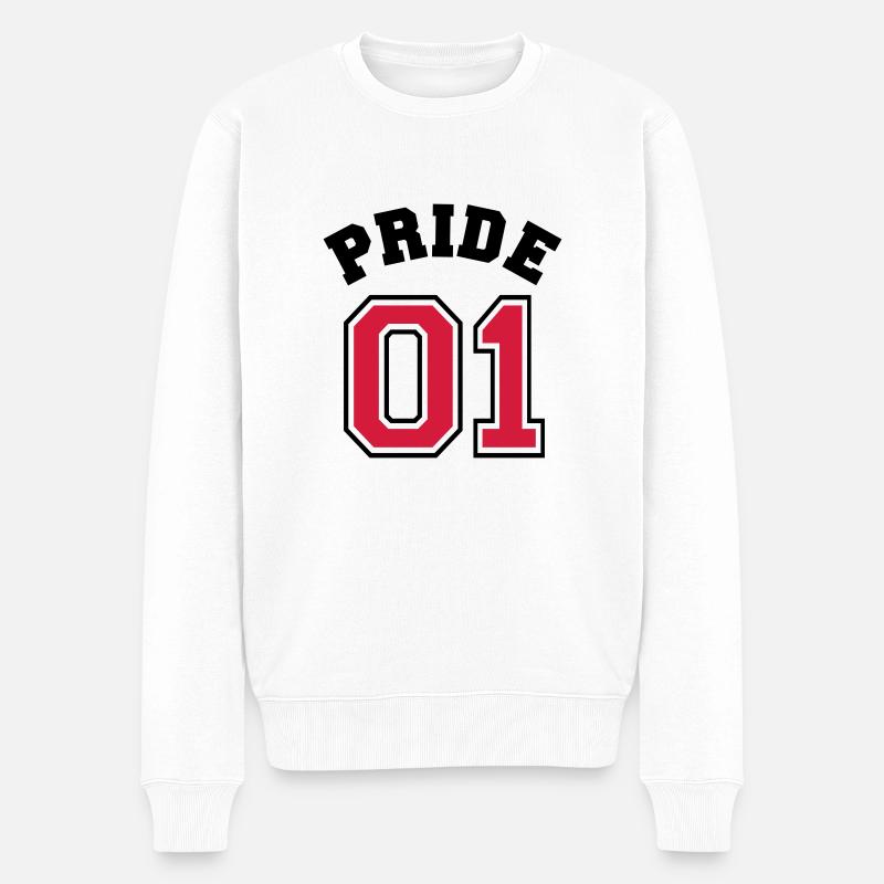Pride 01 - Pull Premium bio Homme - blanc