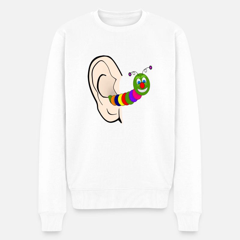 Mélodie accrocheuse - Pull Premium bio Homme - blanc
