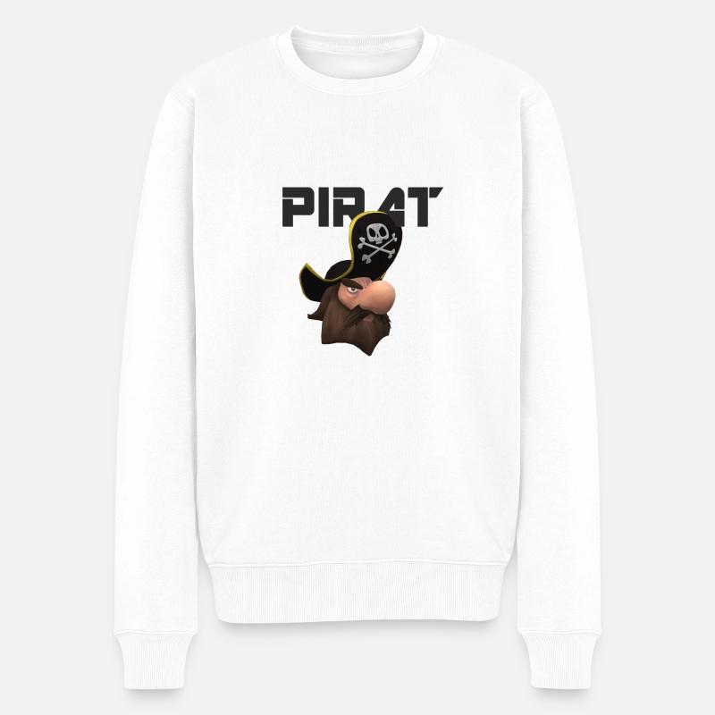 Pirate Captain Pirates - Pull Premium bio Homme - blanc