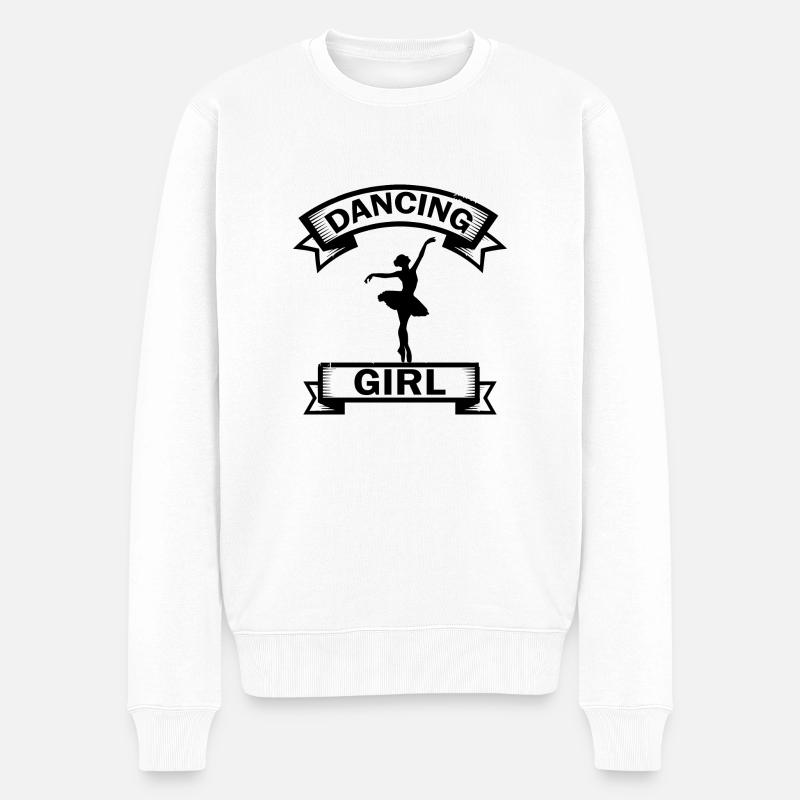 Danse Musique de danse - Pull Premium bio Homme - blanc