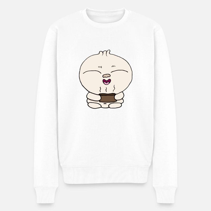 Knödel - Männer Premium Bio Pullover - Weiß