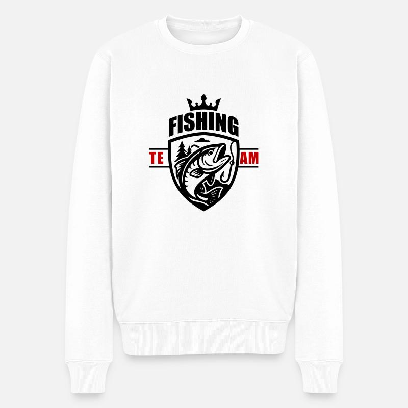 Équipe de pêche - Pull Premium bio Homme - blanc