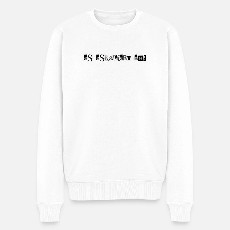 De toute façon, ça s’intensifie ! - Pull Premium bio Homme - blanc