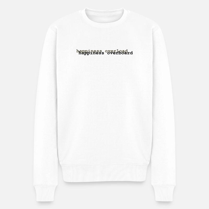 Parler de sentiments 4 - Pull Premium bio Homme - blanc