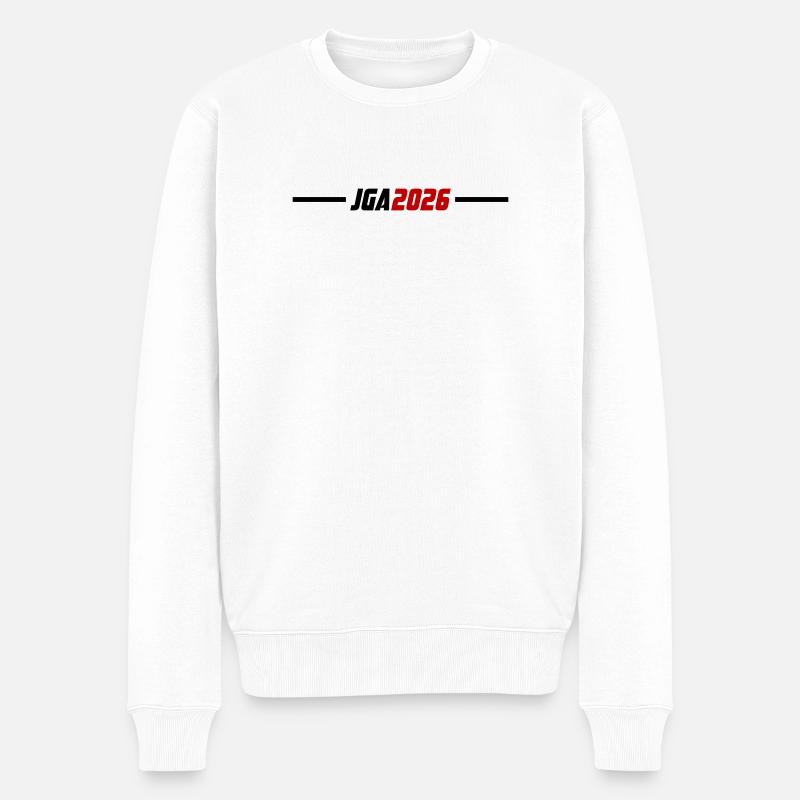 Jga 2026 Junggesellenabschied - Männer Premium Bio Pullover - Weiß