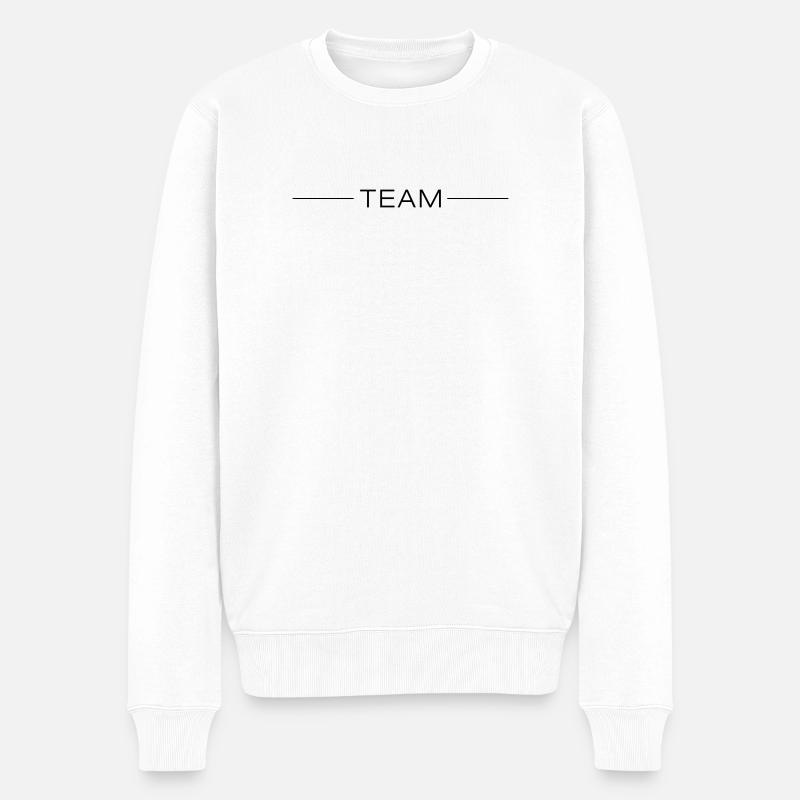 Ligne d’équipe - Pull Premium bio Homme - blanc