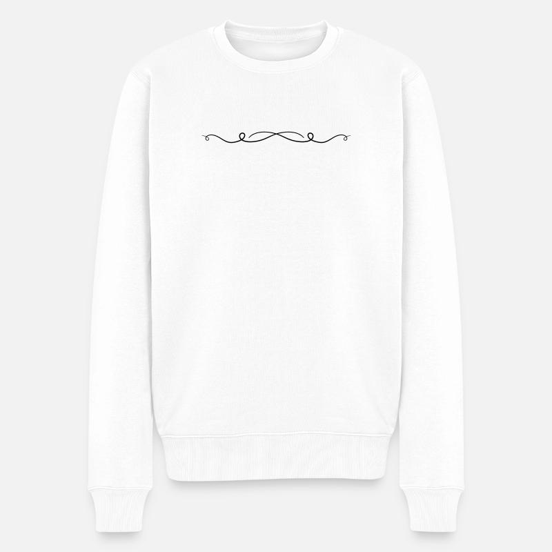 Gamme d’ornements - Pull Premium bio Homme - blanc