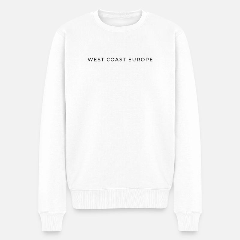WEST COAST EUROPE - Atlantic style - Pull Premium bio Homme - blanc
